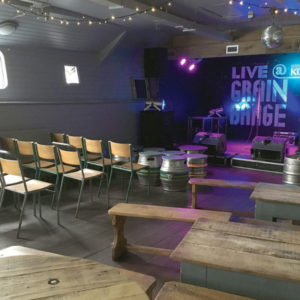 Event hire harbourside Grain Barge Bristol 5